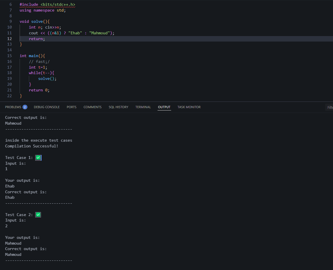 Competitive Programming VS Code Helper